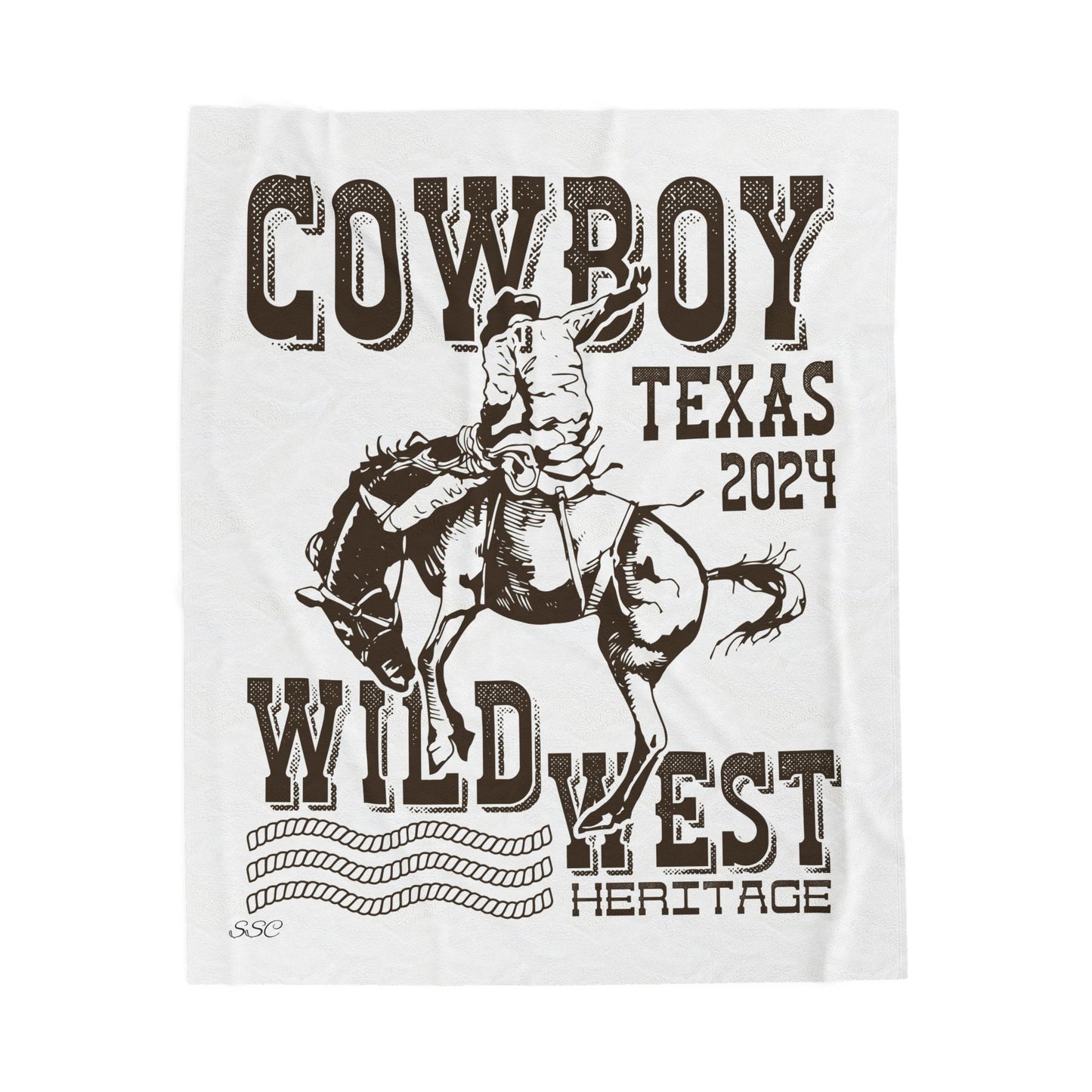 Western Plush Blanket