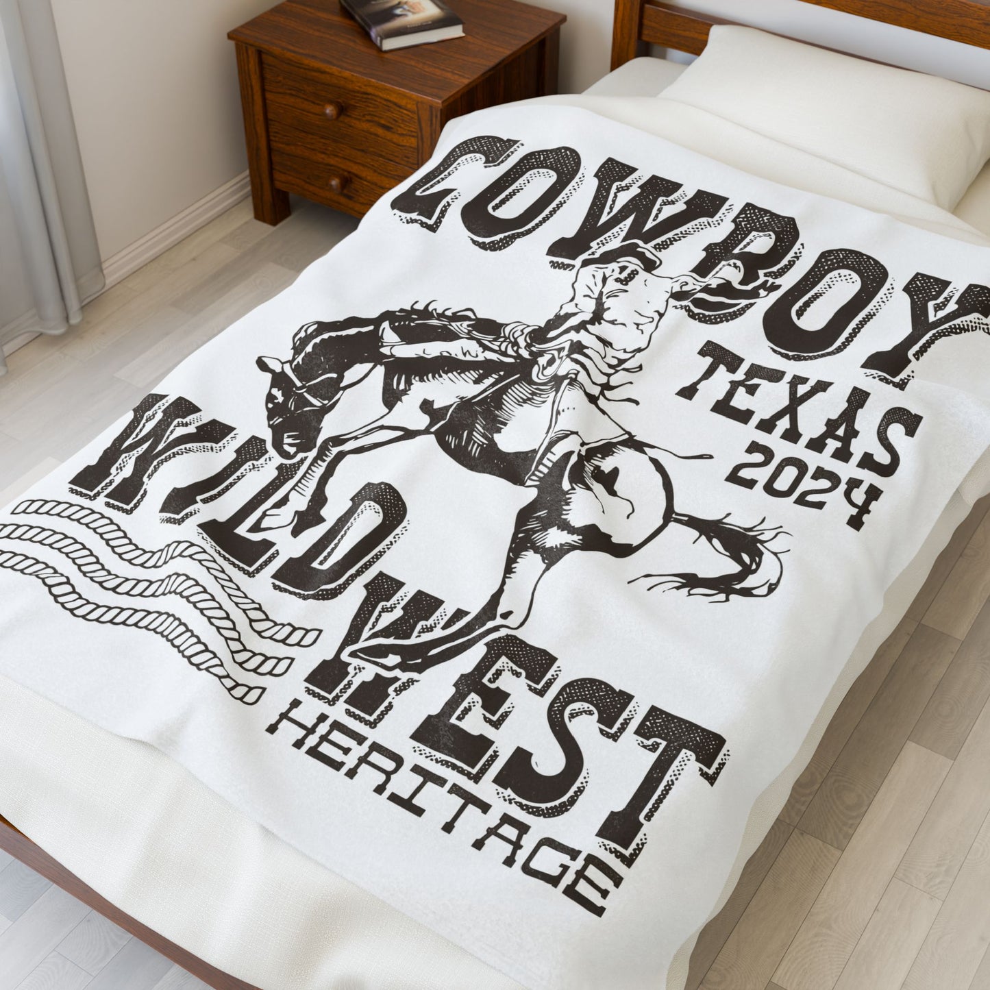 Western Plush Blanket